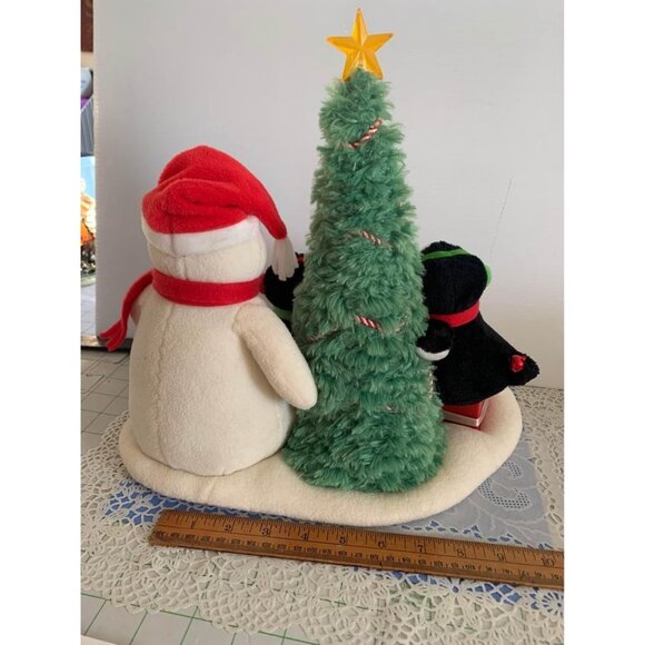 Hallmark Jingle Pals Musical Christmas Snowman & Penguin Trio with Tree 2006 - Picture 4 of 7